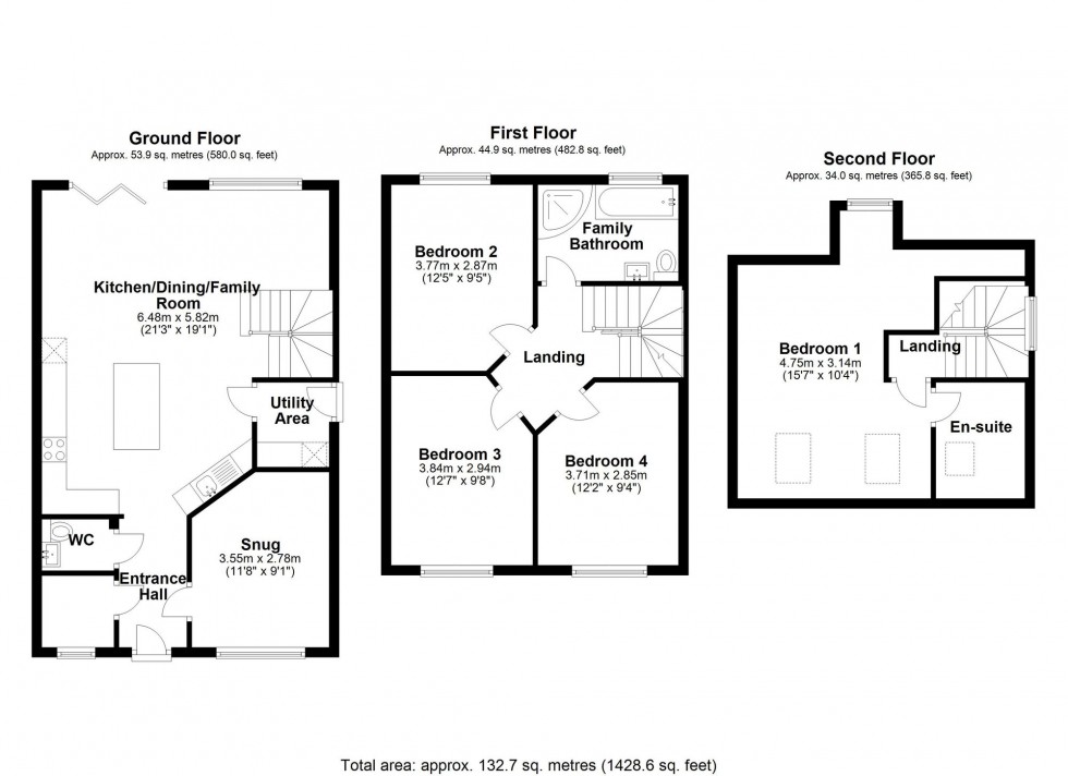 Floorplan for Greenway, Polesworth, B78