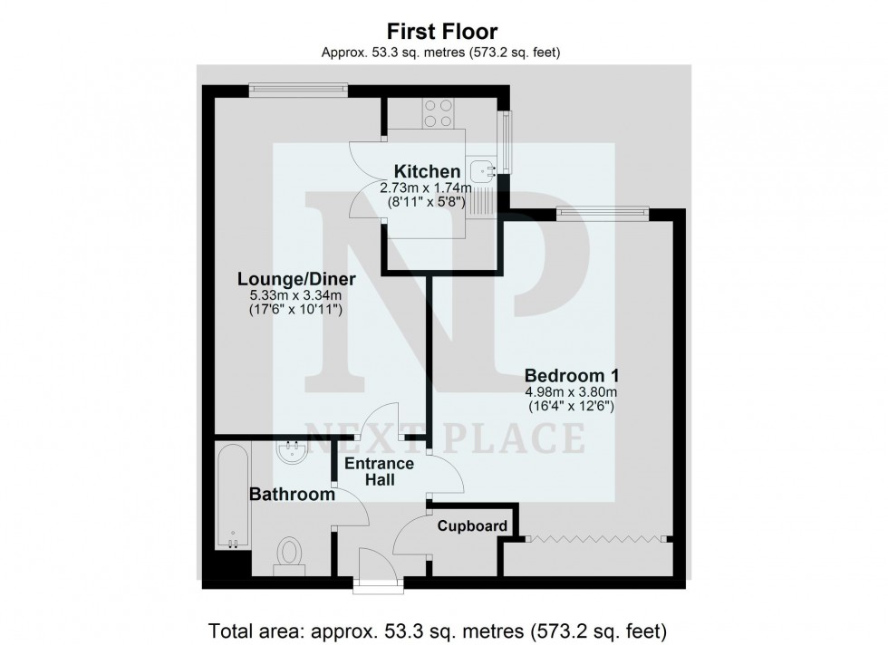 Floorplan for Rosy Cross, Damson Court Rosy Cross, B79