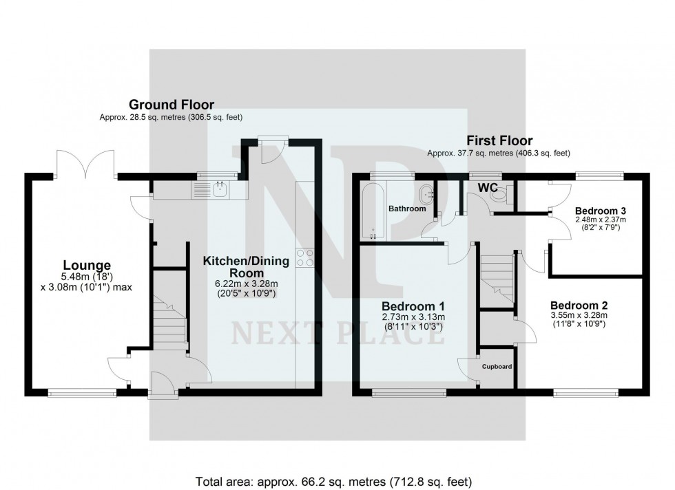 Floorplan for Elizabeth Avenue, Polesworth, B78