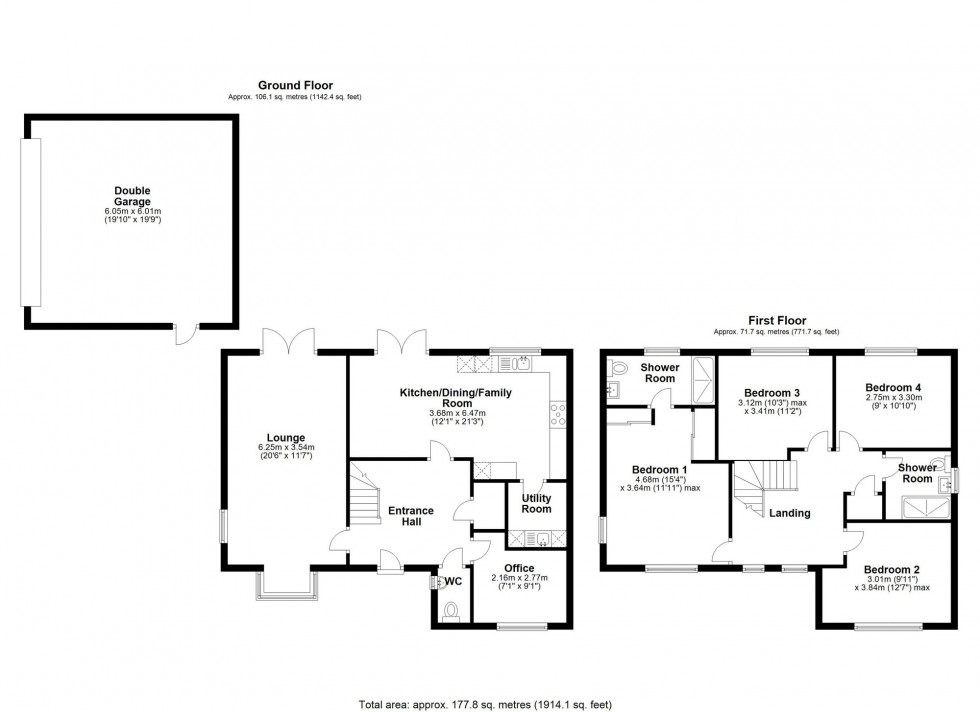 Floorplan for The Hills, Warton, B79